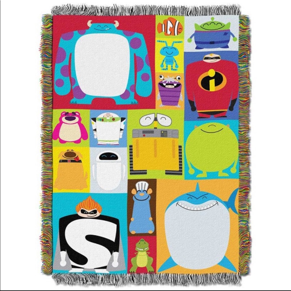Disney Pixar Woven Tapestry Throw